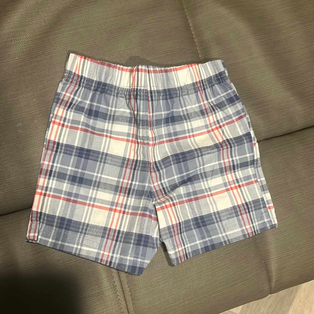 Cute plaid shorts perfect for Easter. We never got to use them.